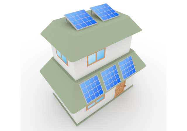 事務所 / 住居 - 住宅/イラスト/マンション/ビル/写真/フリー素材/人物