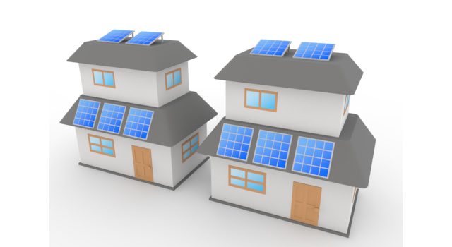 家 / 住宅 / 集合住宅 - 住宅/イラスト/マンション/ビル/写真/フリー素材/人物