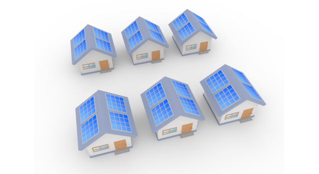 火災保険 / 損失 / 家屋倒壊 - 住宅/イラスト/マンション/ビル/写真/フリー素材/人物