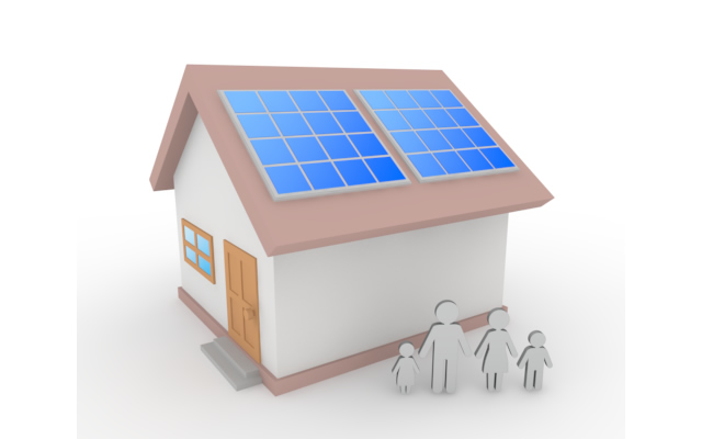 地震保険 / 住宅保険 - 住宅/イラスト/マンション/ビル/写真/フリー素材/人物