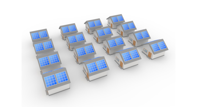 災害 / 住宅 - 住宅/イラスト/マンション/ビル/写真/フリー素材/人物