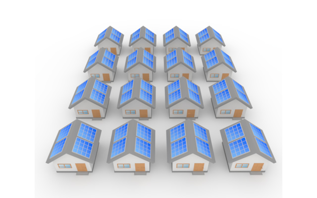 水害 / 地震 - 住宅/イラスト/マンション/ビル/写真/フリー素材/人物