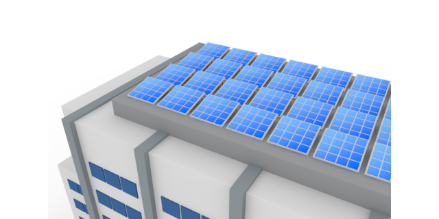 ソーラーパネル / 一戸建て - 住宅/イラスト/マンション/ビル/写真/フリー素材/人物