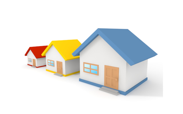 集合住宅 / 住まい / マイホーム - 住宅/イラスト/マンション/ビル/写真/フリー素材/人物