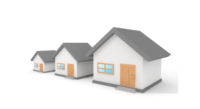 運輸業 / 配送トラック - 住宅/イラスト/マンション/ビル/写真/フリー素材/人物