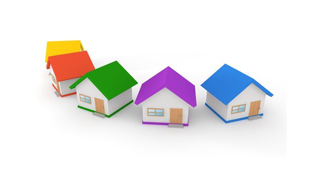 マンション / 集合住宅 - 住宅/イラスト/マンション/ビル/写真/フリー素材/人物