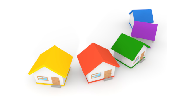 賃貸マンション / 賃貸 - 住宅/イラスト/マンション/ビル/写真/フリー素材/人物