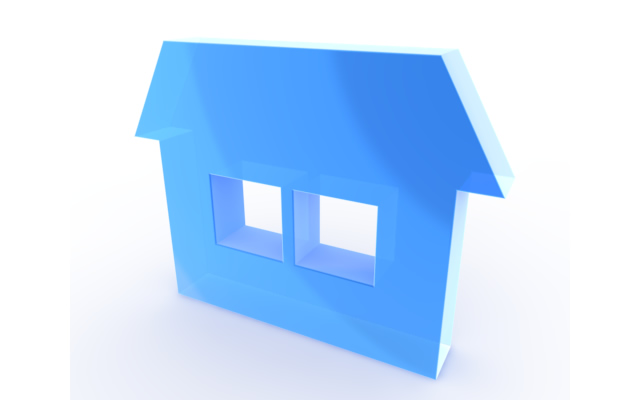 高層マンション / 青空 / 雲 - 住宅/イラスト/マンション/ビル/写真/フリー素材/人物