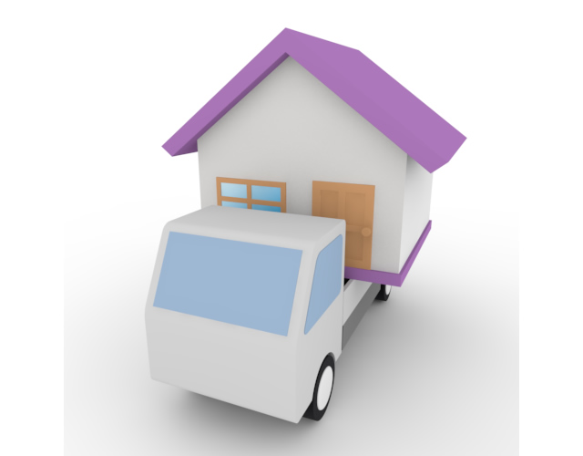 不動産 / 問題 / トラブル - 住宅/イラスト/マンション/ビル/写真/フリー素材/人物