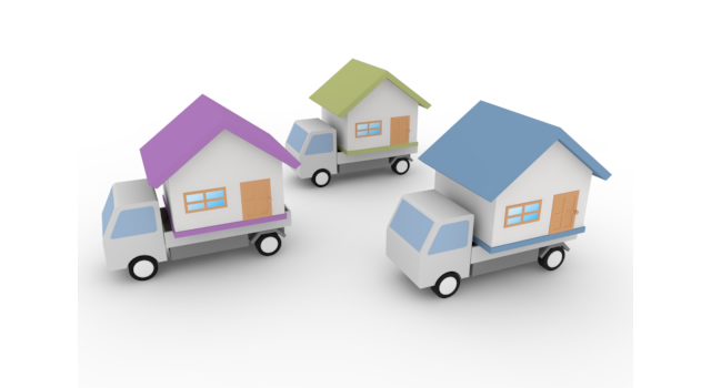 共同住宅 / 損害 - 住宅/イラスト/マンション/ビル/写真/フリー素材/人物