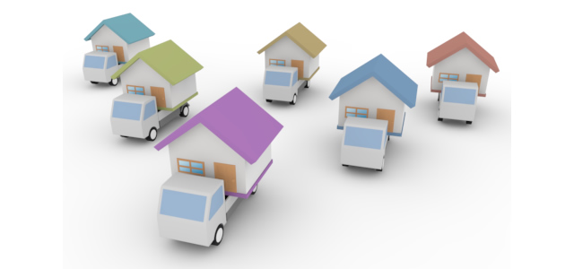 水漏れ事故 / 補償 - 住宅/イラスト/マンション/ビル/写真/フリー素材/人物