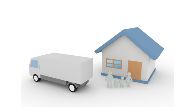 一軒家 / 2階建て / 子供部屋 - 住宅/イラスト/マンション/ビル/写真/フリー素材/人物