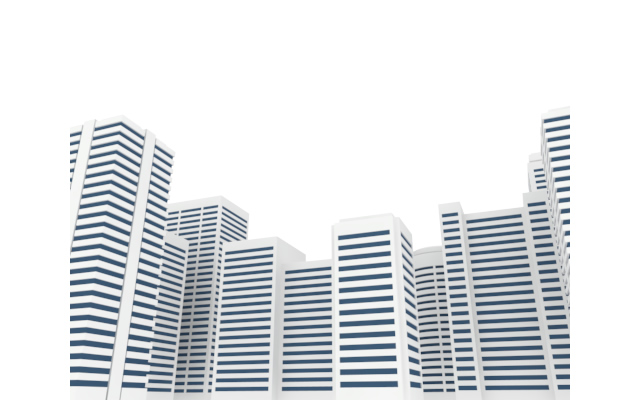 水害 / 地震 - 住宅/イラスト/マンション/ビル/写真/フリー素材/人物