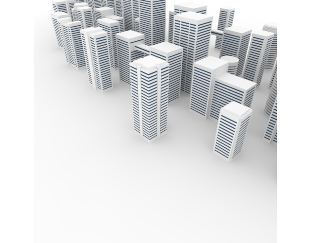 町並み / 街 / 住宅 - 住宅/イラスト/マンション/ビル/写真/フリー素材/人物