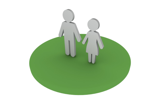 集合住宅 / 住まい / マイホーム - 住宅/イラスト/マンション/ビル/写真/フリー素材/人物