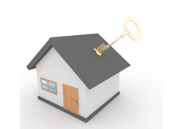 人物 / 集合住宅 - 住宅/イラスト/マンション/ビル/写真/フリー素材/人物