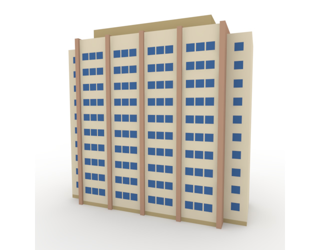 不動産 / 問題 / トラブル - 住宅/イラスト/マンション/ビル/写真/フリー素材/人物