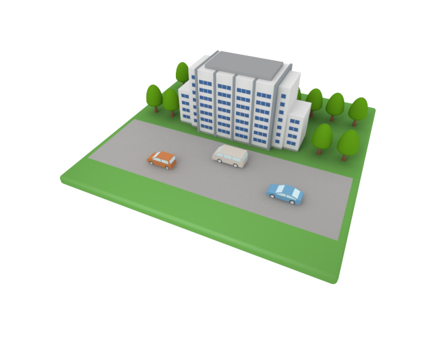 自家発電 / 太陽光発電 - 住宅/イラスト/マンション/ビル/写真/フリー素材/人物