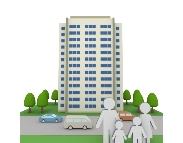 建物 / 住宅 / 一戸建て - 住宅/イラスト/マンション/ビル/写真/フリー素材/人物