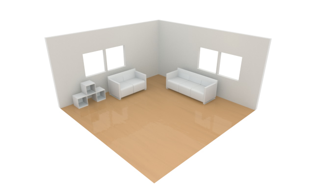 洋風建築 / 住居 / 2階建て - 住宅/イラスト/マンション/ビル/写真/フリー素材/人物