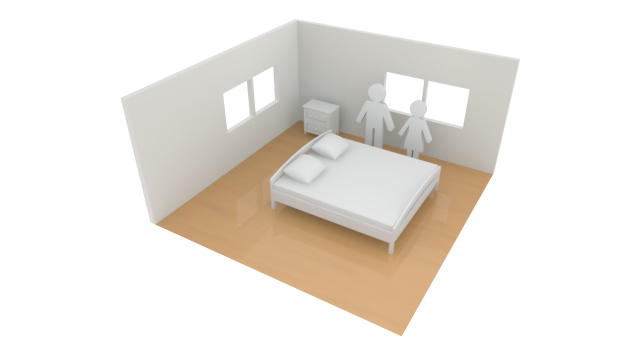 マンション物件 / 立体化 - 住宅/イラスト/マンション/ビル/写真/フリー素材/人物