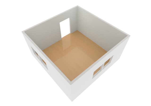 デザイナーズマンション / 中層マンション - 住宅/イラスト/マンション/ビル/写真/フリー素材/人物