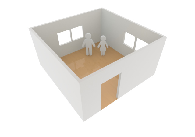 物件 / 移住 / トラック - 住宅/イラスト/マンション/ビル/写真/フリー素材/人物