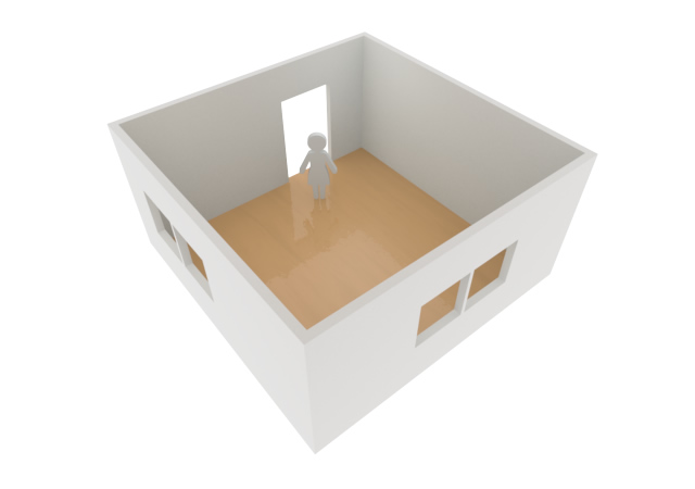 アパート / 集合住宅 / マンション - 住宅/イラスト/マンション/ビル/写真/フリー素材/人物