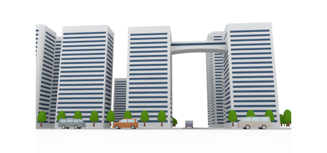 建築物 / 住まい - 住宅/イラスト/マンション/ビル/写真/フリー素材/人物