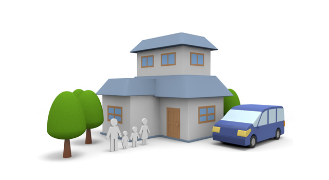 住宅 / 住居 - 住宅/イラスト/マンション/ビル/写真/フリー素材/人物