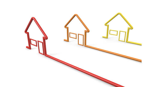 都市 / 町 / グリーン - 住宅/イラスト/マンション/ビル/写真/フリー素材/人物