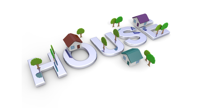 地震保険 / 住宅保険 - 住宅/イラスト/マンション/ビル/写真/フリー素材/人物