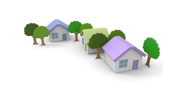 居住 / 一戸建て / 一軒家 - 住宅/イラスト/マンション/ビル/写真/フリー素材/人物