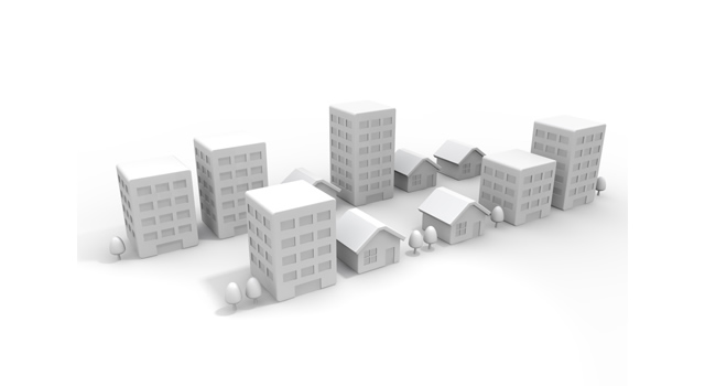 住宅 / 家 / 建物 - 住宅/イラスト/マンション/ビル/写真/フリー素材/人物