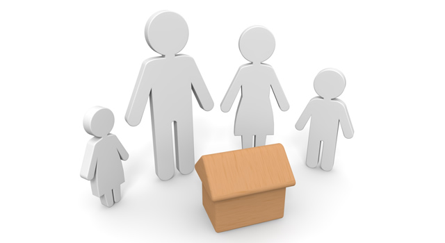 シンプル / マイホーム - 住宅/イラスト/マンション/ビル/写真/フリー素材/人物