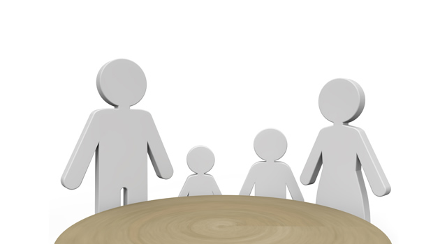 人物 / 集合住宅 - 住宅/イラスト/マンション/ビル/写真/フリー素材/人物