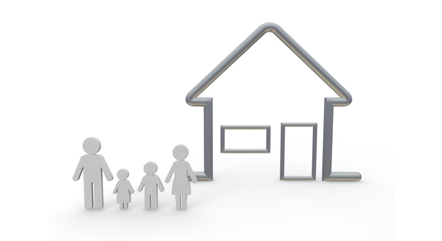 分譲住宅 / 注文住宅 / ファミリー - 住宅/イラスト/マンション/ビル/写真/フリー素材/人物