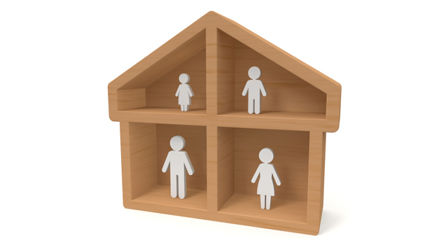 居間 / 空間 / 部屋 - 住宅/イラスト/マンション/ビル/写真/フリー素材/人物