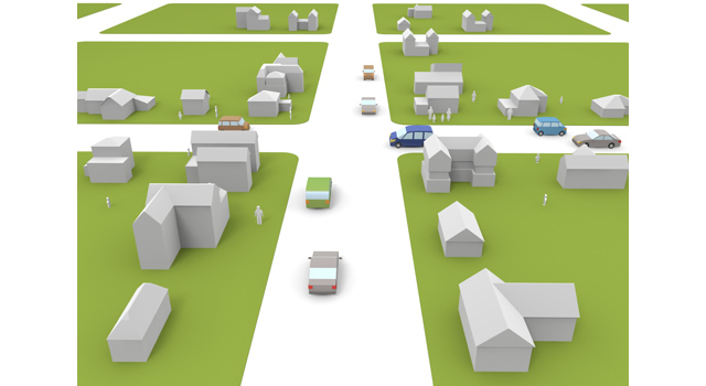 集合住宅 / 住まい / マイホーム - 住宅/イラスト/マンション/ビル/写真/フリー素材/人物