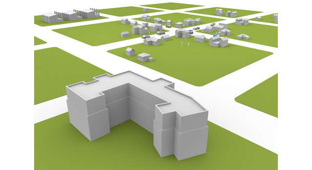 不動産 / 賃貸アパート / 植木 - 住宅/イラスト/マンション/ビル/写真/フリー素材/人物