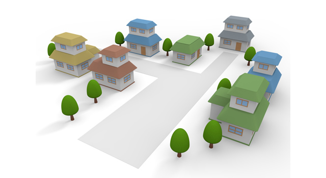 住居 / 一戸建て - 住宅/イラスト/マンション/ビル/写真/フリー素材/人物