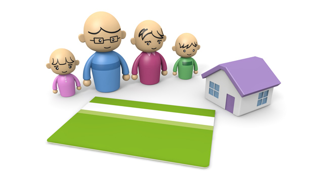 水漏れ事故 / 補償 - 住宅/イラスト/マンション/ビル/写真/フリー素材/人物