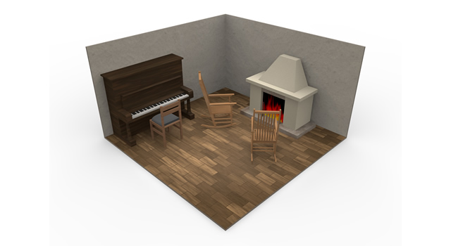 建築物 / 合成 / 住まい - 住宅/イラスト/マンション/ビル/写真/フリー素材/人物