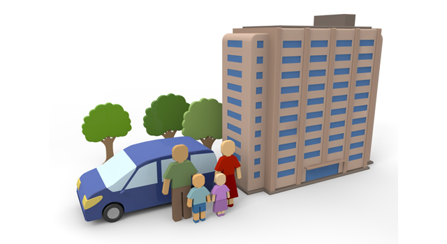 住居 / 一戸建て - 住宅/イラスト/マンション/ビル/写真/フリー素材/人物