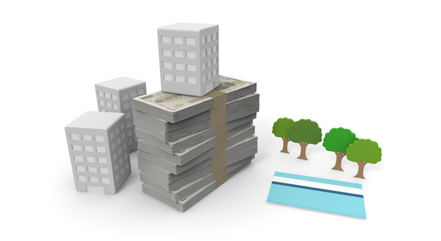 水害 / 地震 - 住宅/イラスト/マンション/ビル/写真/フリー素材/人物