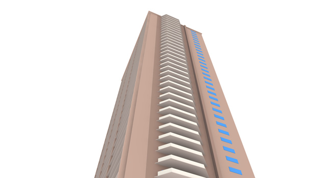 集合住宅 / 建物 / 高層マンション - 住宅/イラスト/マンション/ビル/写真/フリー素材/人物