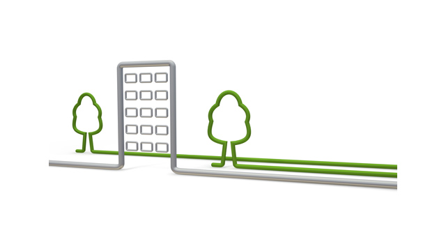 共同住宅 / 損害 - 住宅/イラスト/マンション/ビル/写真/フリー素材/人物