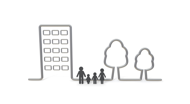 修繕工事 / 賠償責任保険 - 住宅/イラスト/マンション/ビル/写真/フリー素材/人物