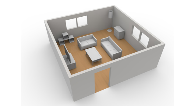 緑 / 住宅 / 分譲 - 住宅/イラスト/マンション/ビル/写真/フリー素材/人物