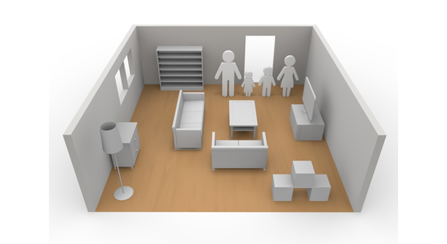 物件 / 移住 / トラック - 住宅/イラスト/マンション/ビル/写真/フリー素材/人物